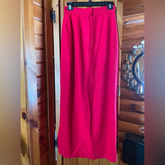 Source Unknown Red Maxi Pencil Skirt for Night Out - Picture 2 of 7